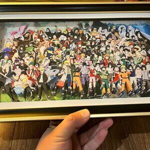 Naruto family portrait wall painting